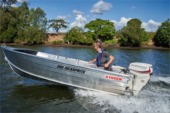 Aluminium Open Boats ideal for fishing and other water activities