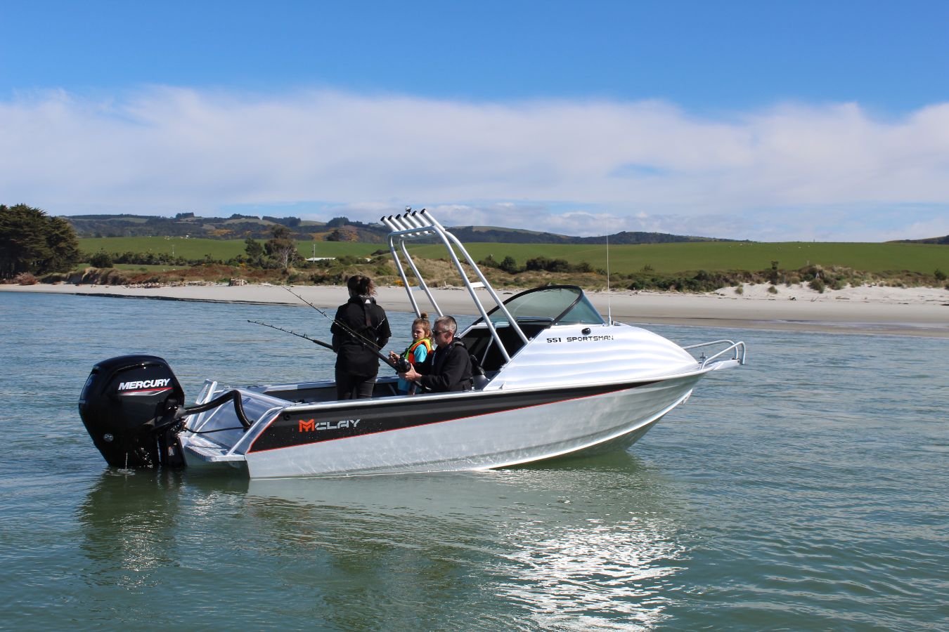 Mclay Sportsman 551 scaled up cuddy cabin version of the 521
