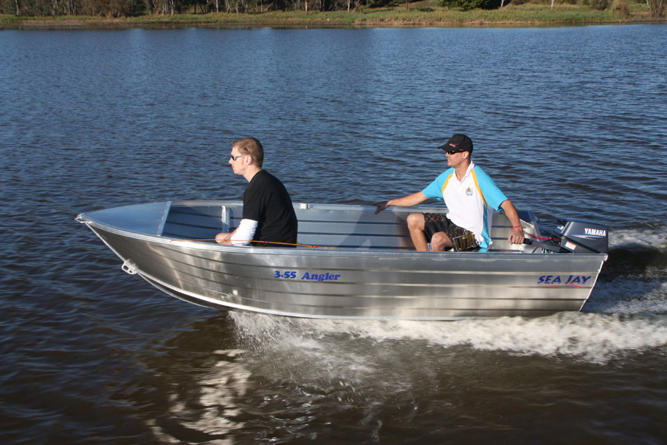 Aluminium 355 Angler Sea Jay boat ideal for fishing activities